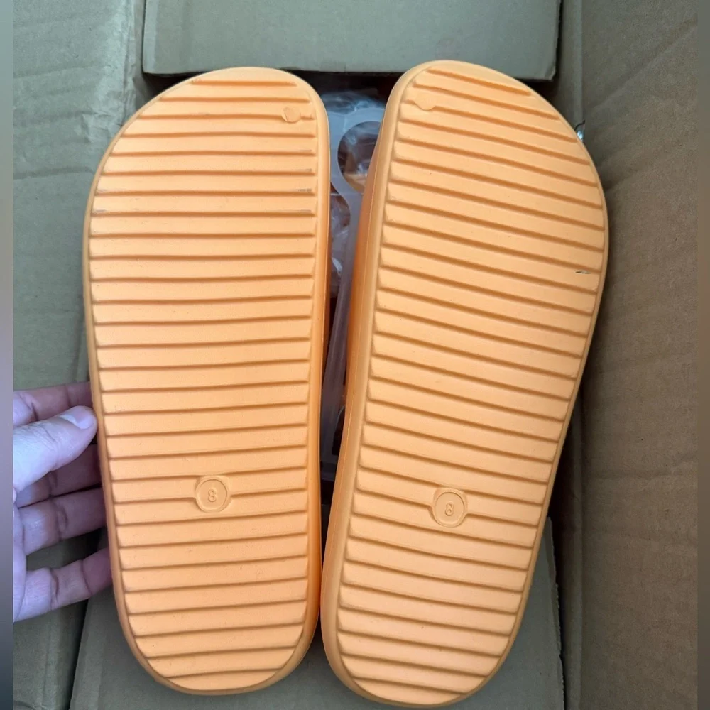 Wild Fable Shoes Robbie Slide Orange slip on Sandals 🎯 Target size 8